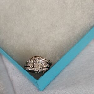 Elegant Cubic Zirconia  Ring Set
